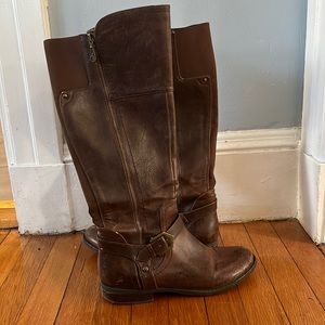 GUESS Leather Riding Boots